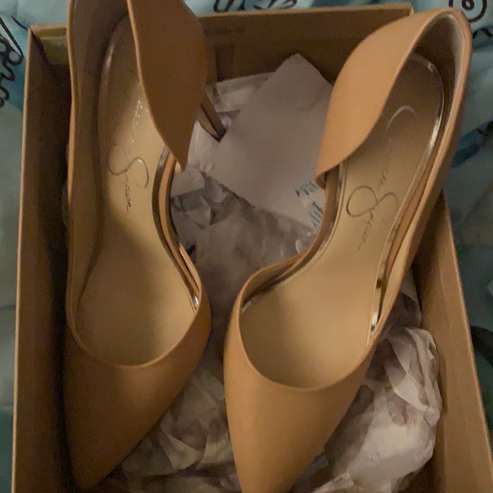 Jessica Simpson heels exceptional condition.
